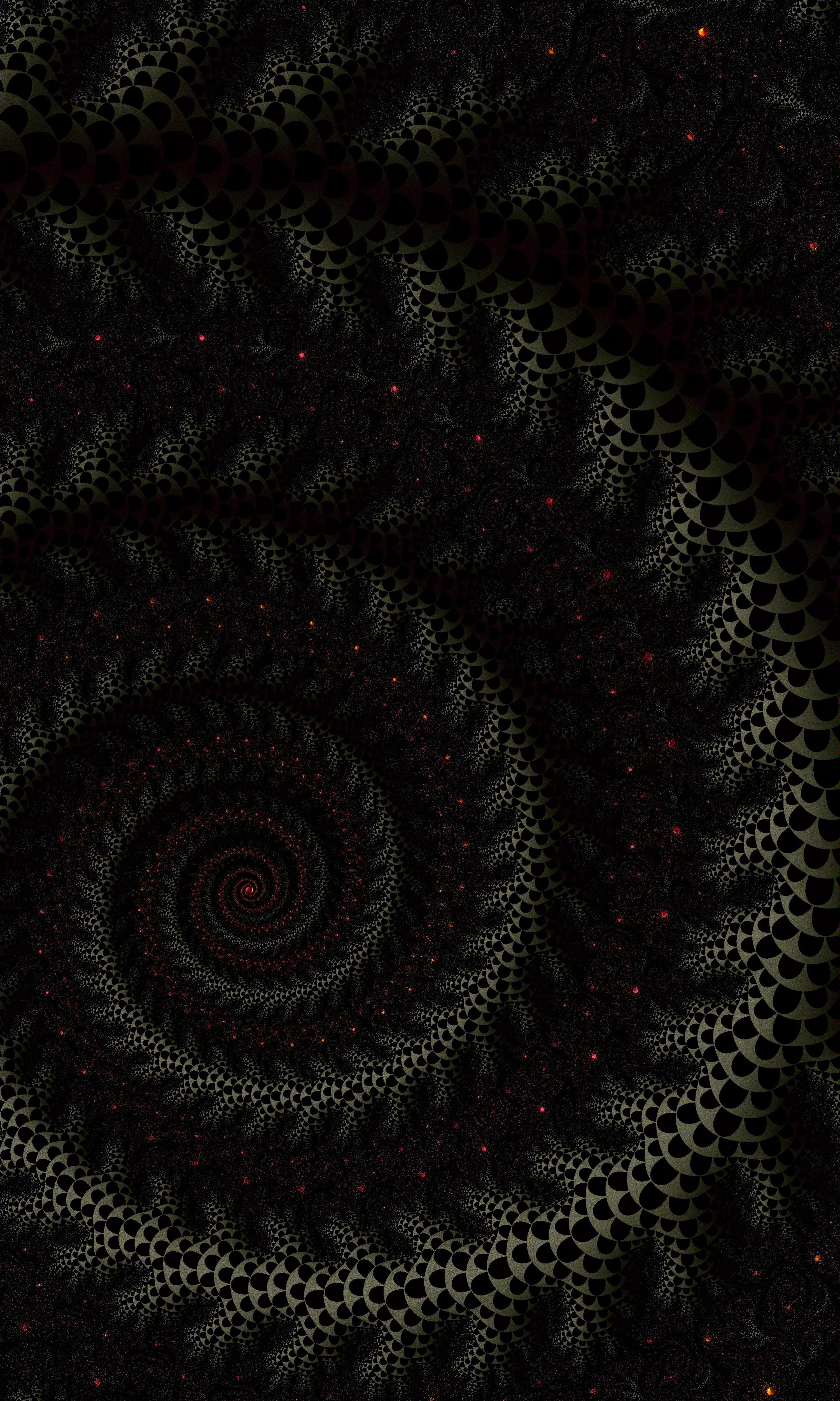 Mobile wallpaper: Spiral, Involute
