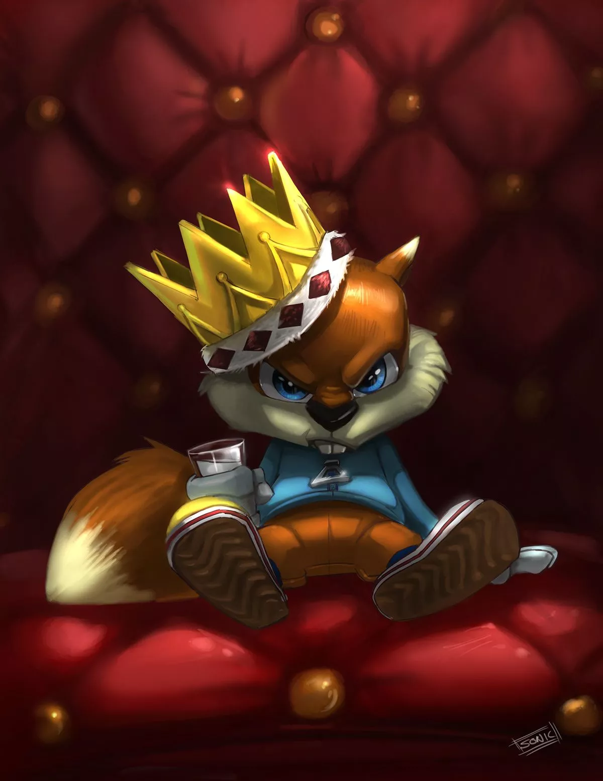 conkers bad fur day_fan art