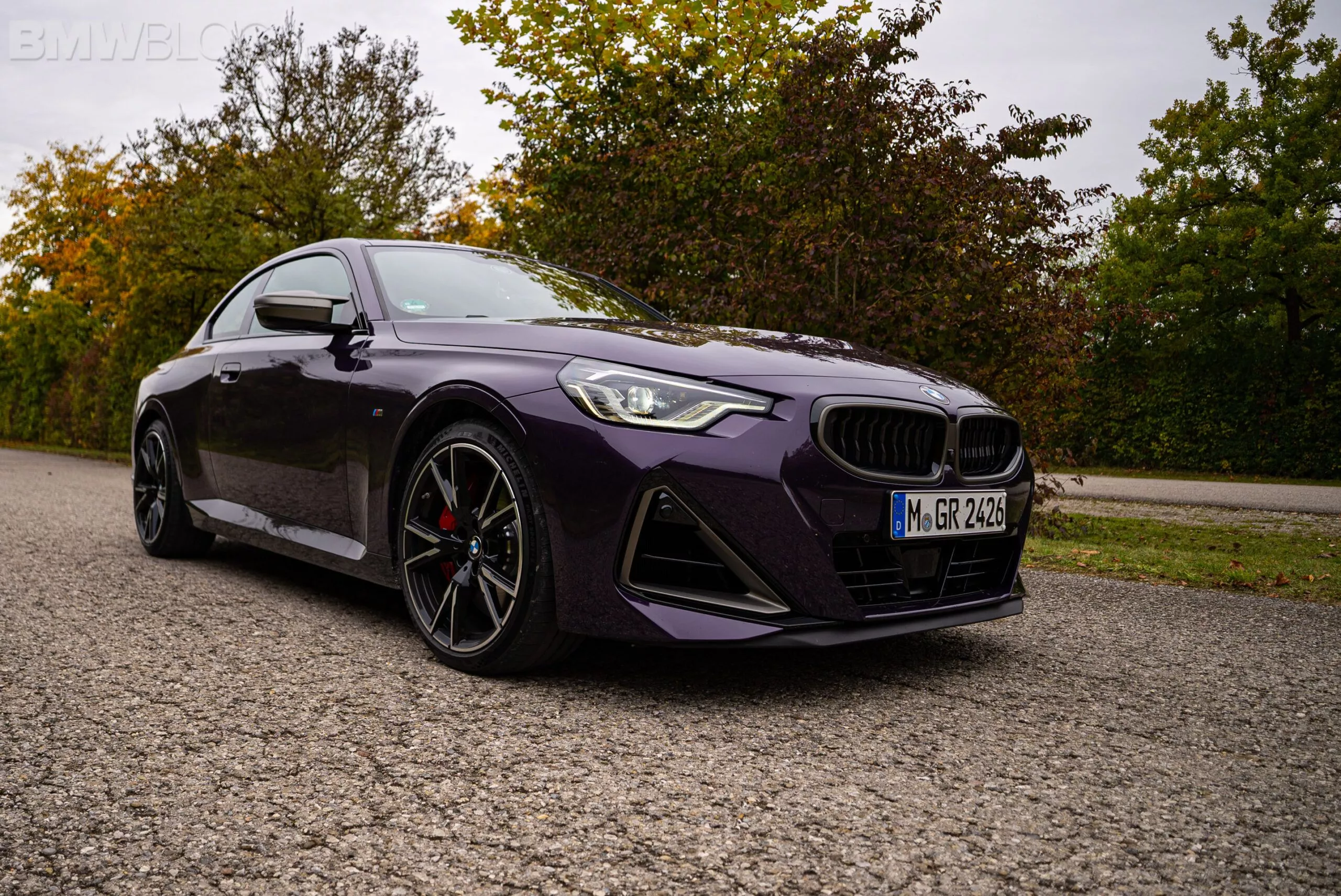 2022 BMW M240i in Thundernight Metallic