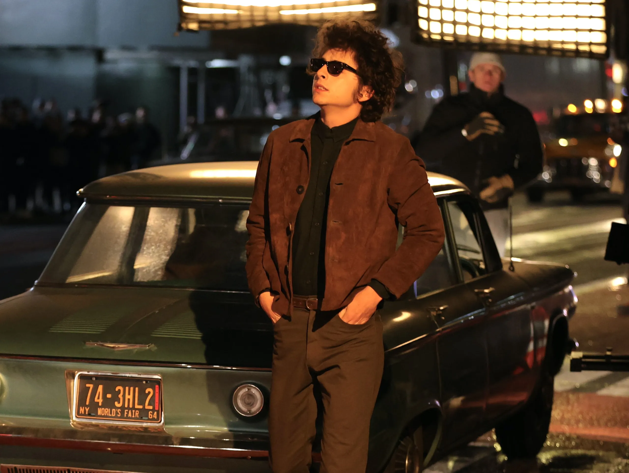 Timothée Chalamet Channels Bob Dylan
