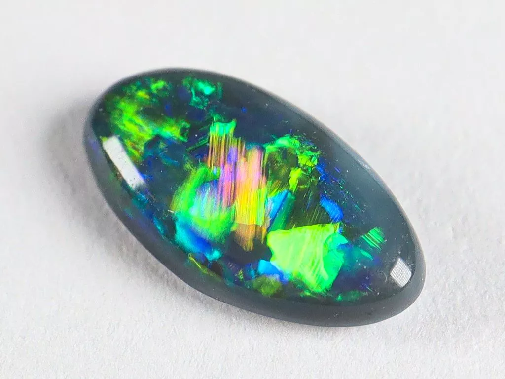Solid Marquise Black Opal
