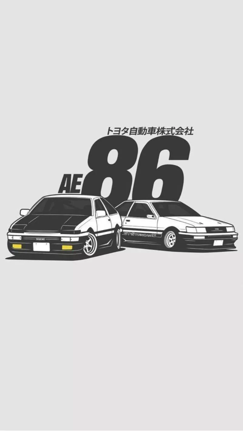 HD minimalist car wallpaper