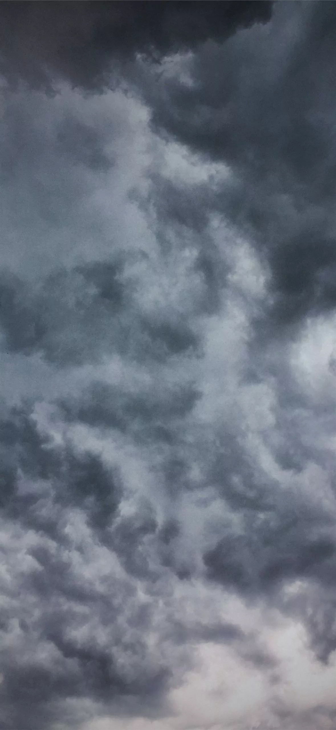 white cloudy sky iPhone Wallpaper