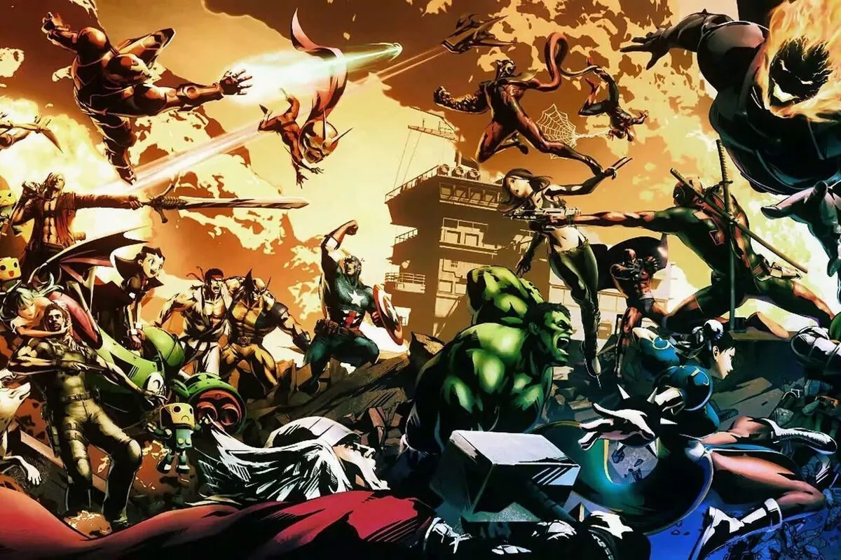 Marvel vs. Capcom Poster Wall Art Home