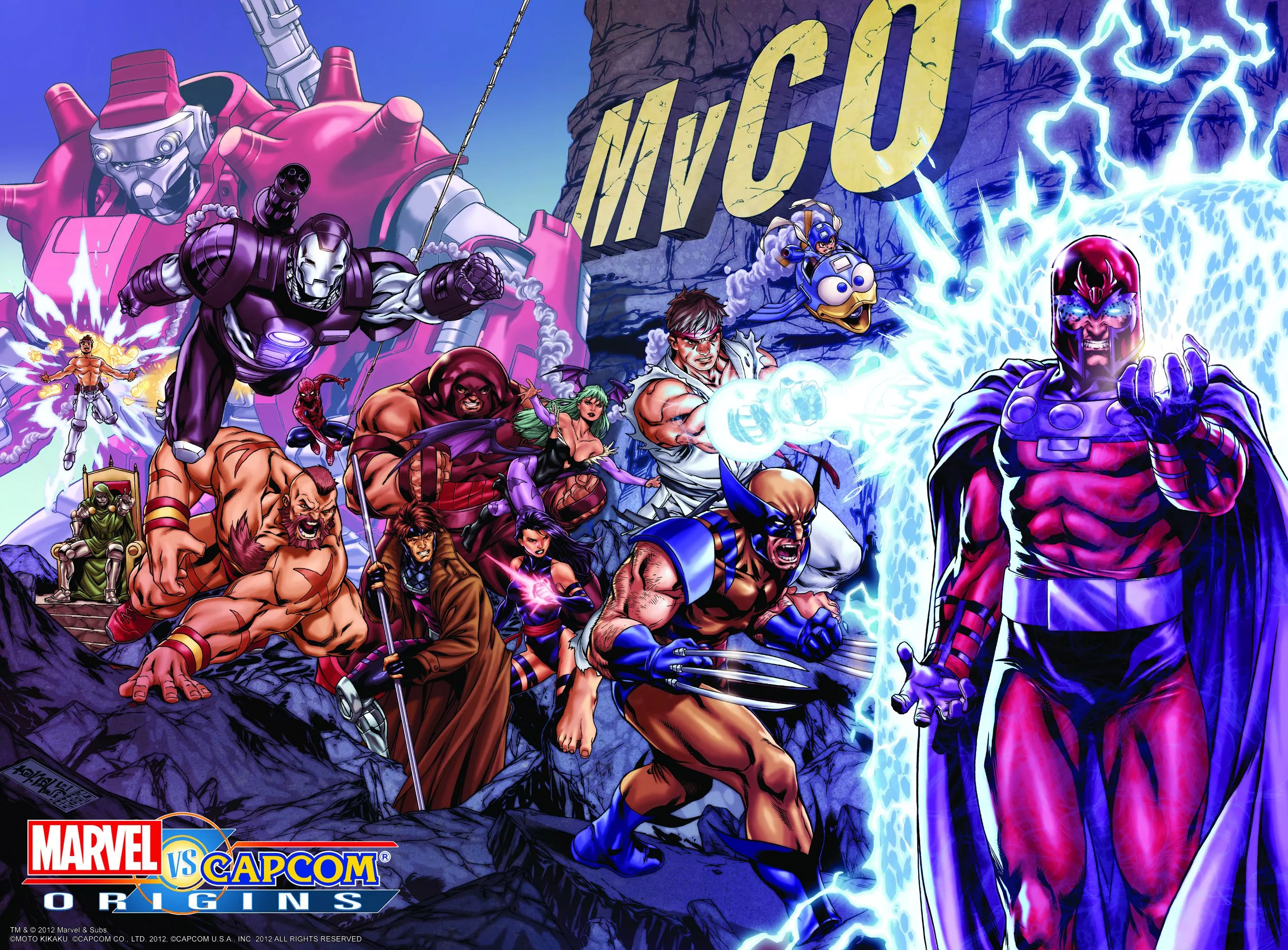 Capcom Origins artwork from Marc Brooks