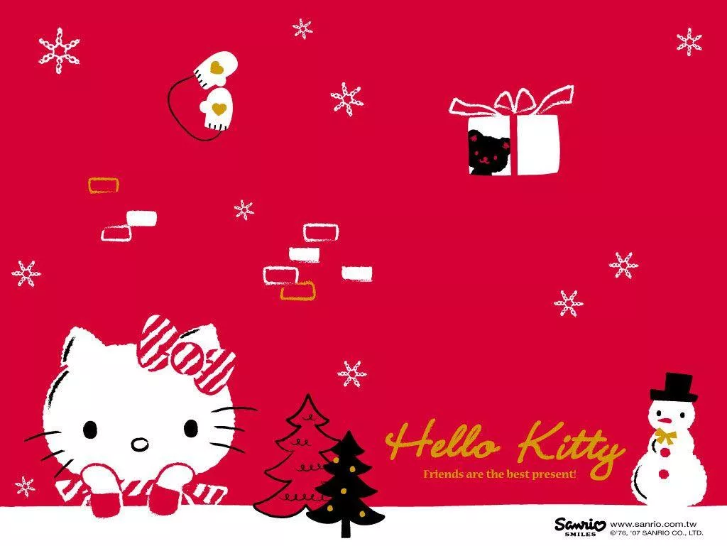 Hello Kitty Christmas Wallpaper