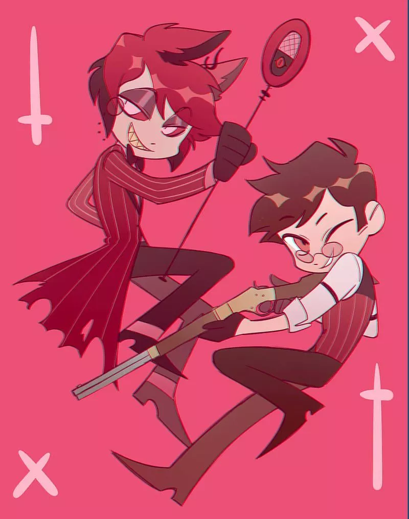 Alastor, hazbin hotel, HD phone