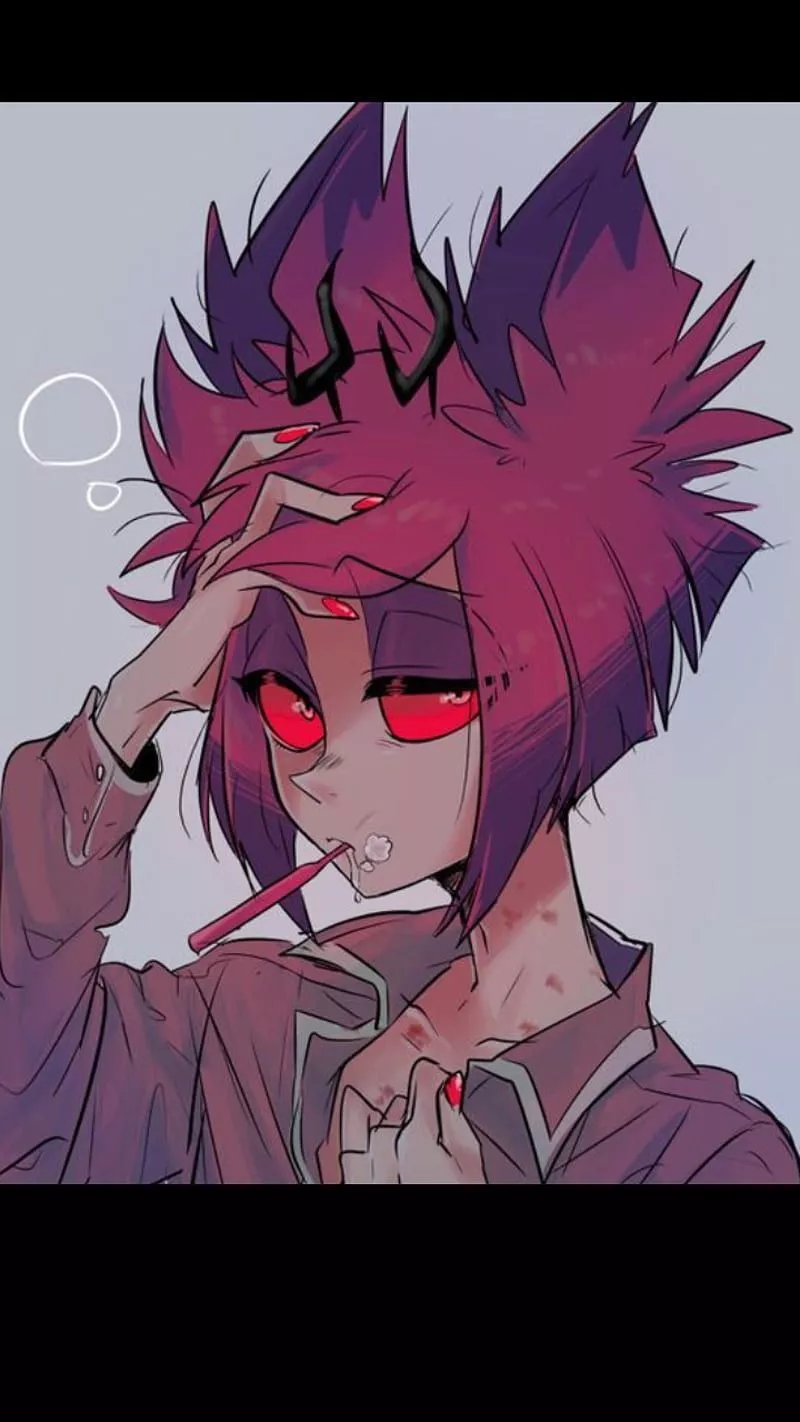 cute, demon, fanart, hazbin hotel, HD