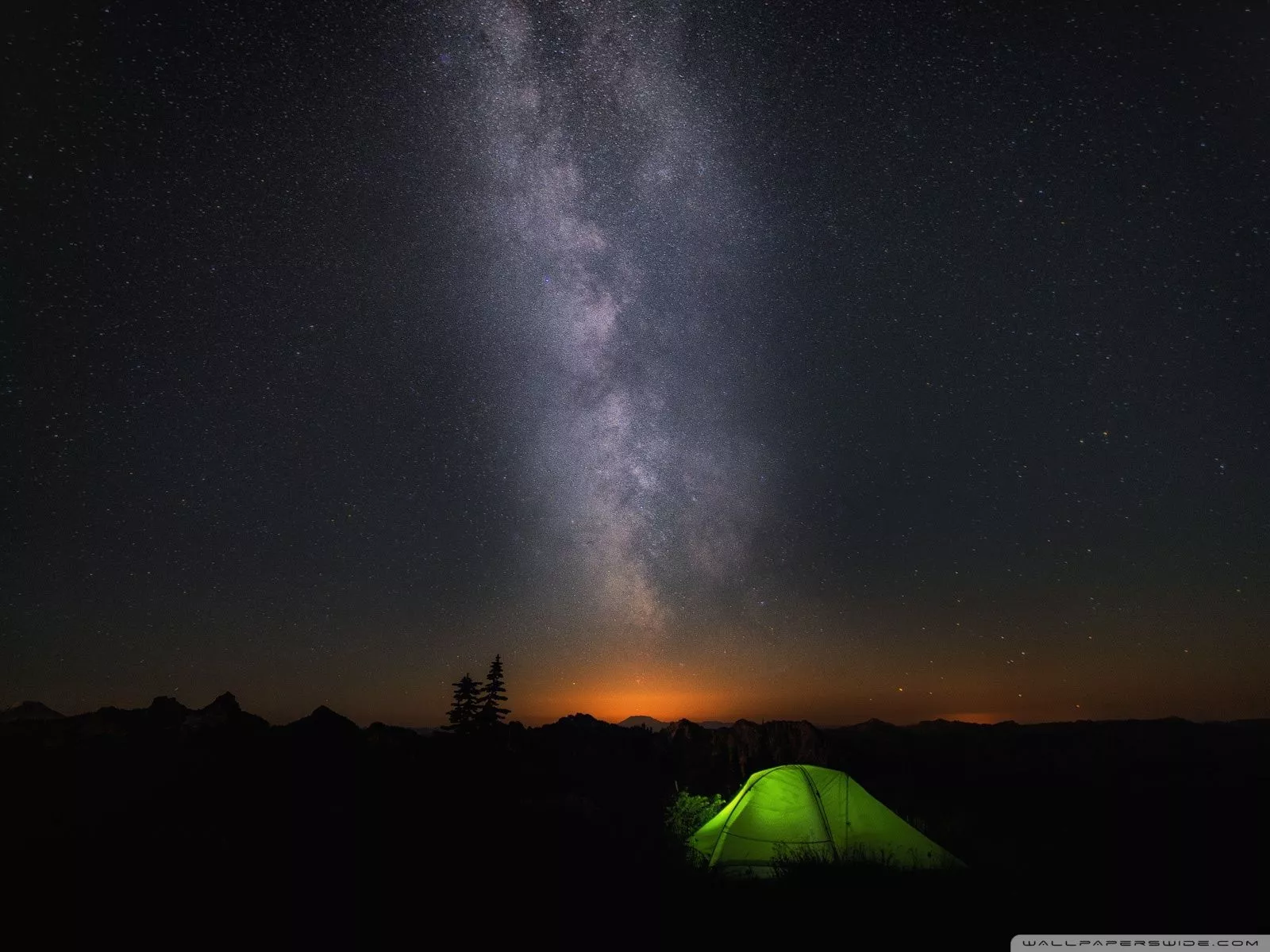 Windows 10 Night Sky Ultra HD Wallpaper