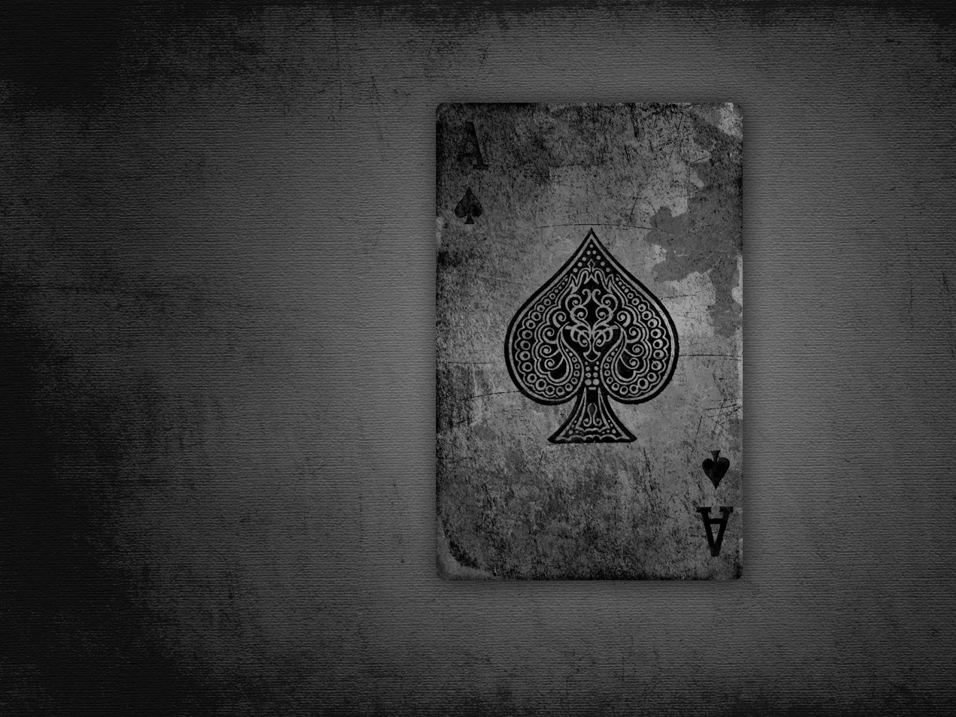 Elegant Ace of Spades HD Wallpaper