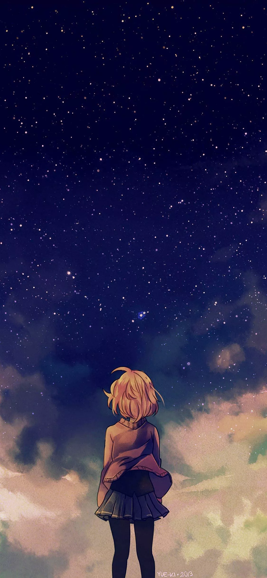Serene Anime School Girl in Lo Fi