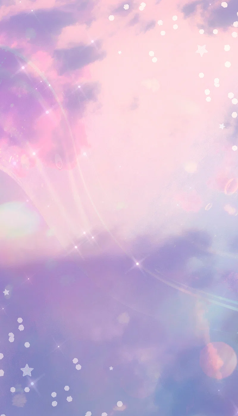 Pink Clouds Glitter Image. Free