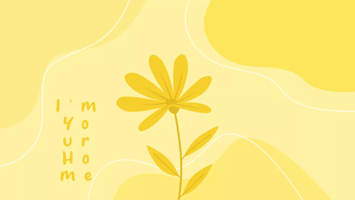 Beautiful Yellow Wallpaper