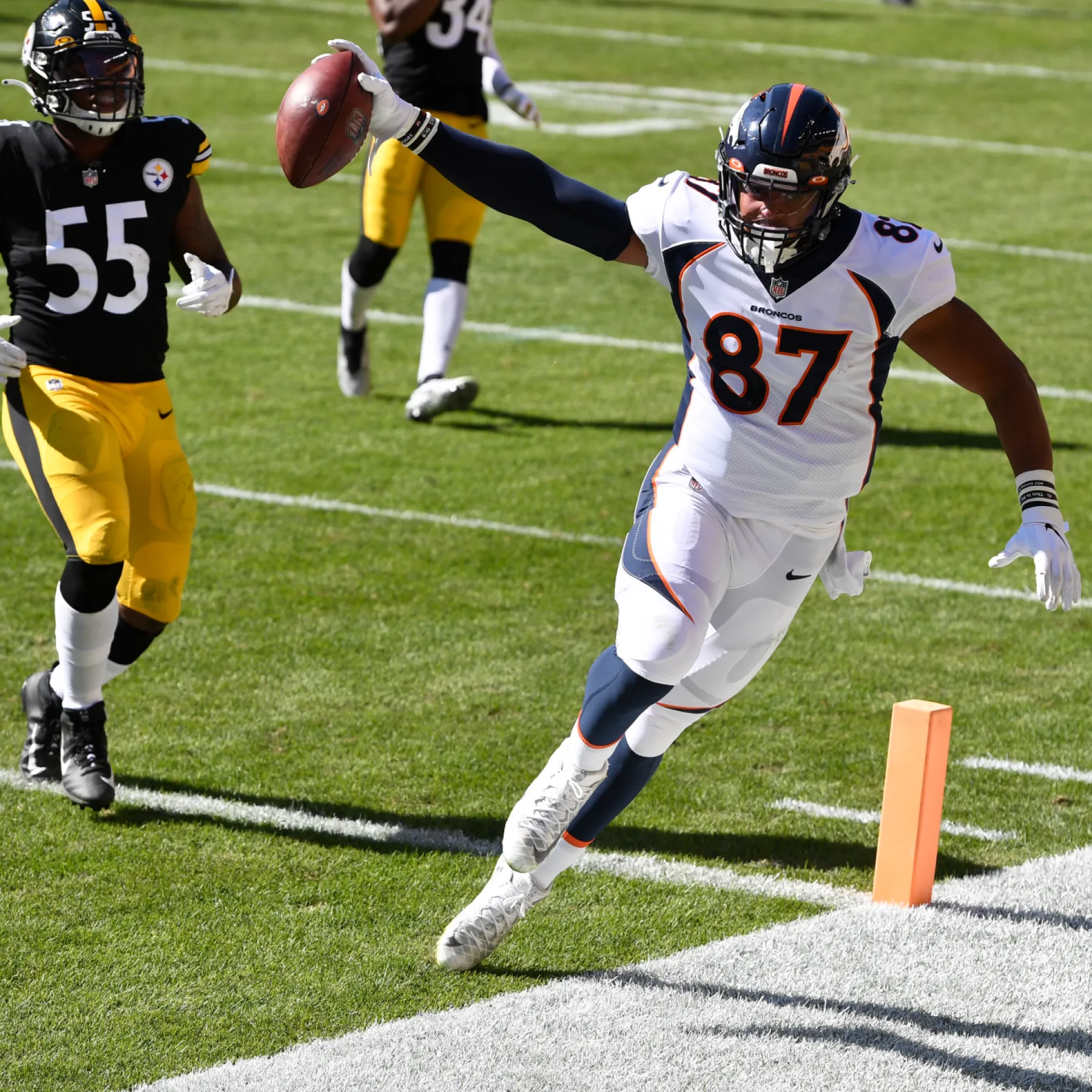targets for tight end Noah Fant