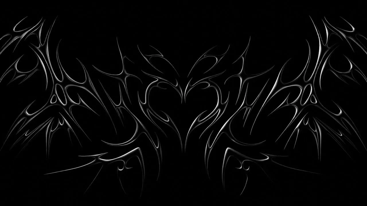 black chrometype wallpaper