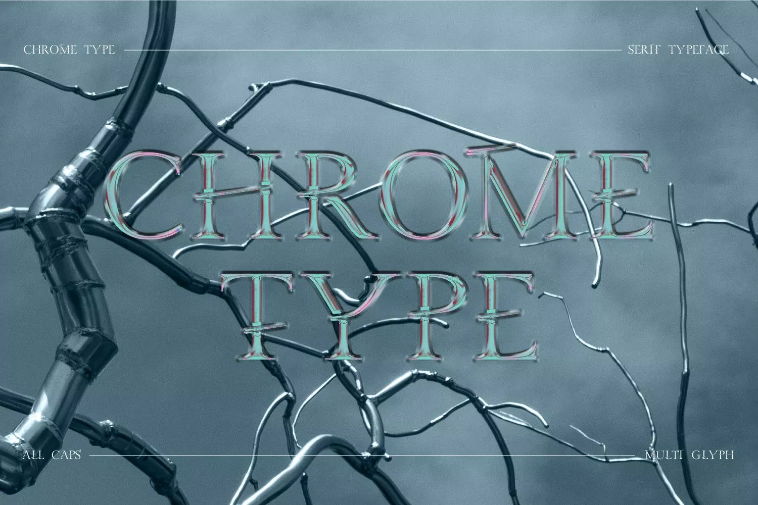 Chrome Type Font
