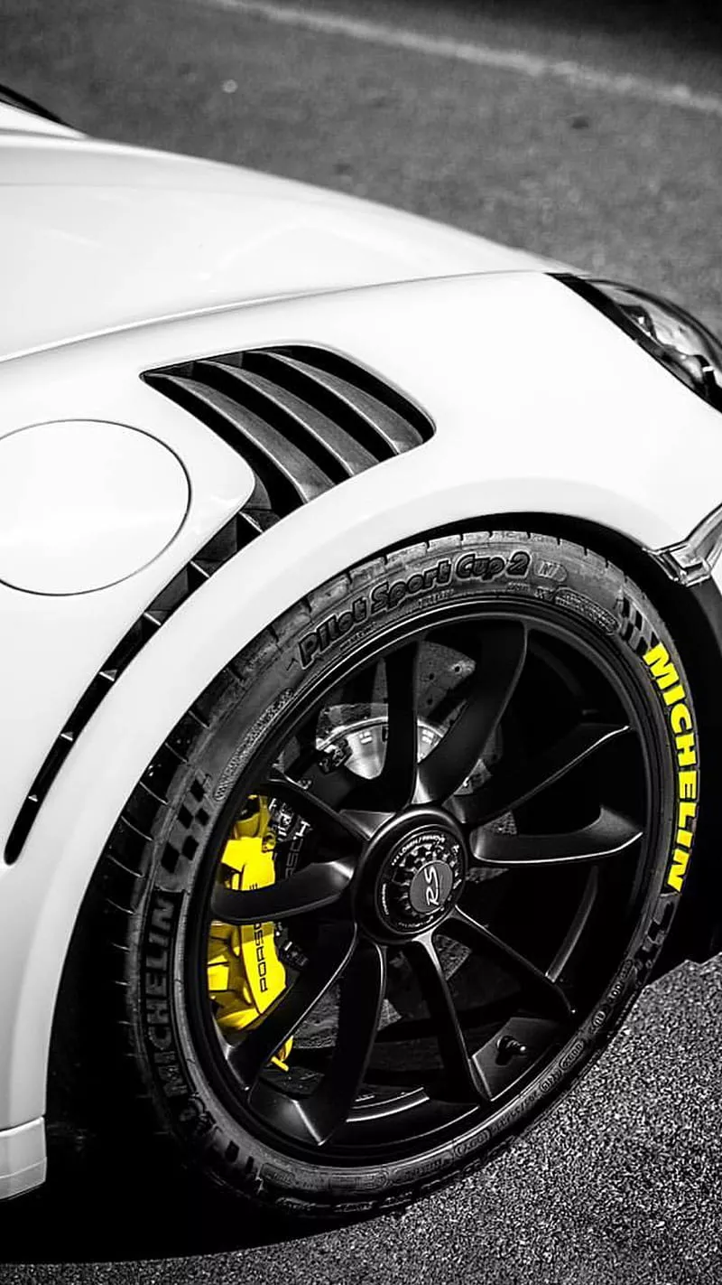 Porsche GT3RS Wheel, porsche, gt, white