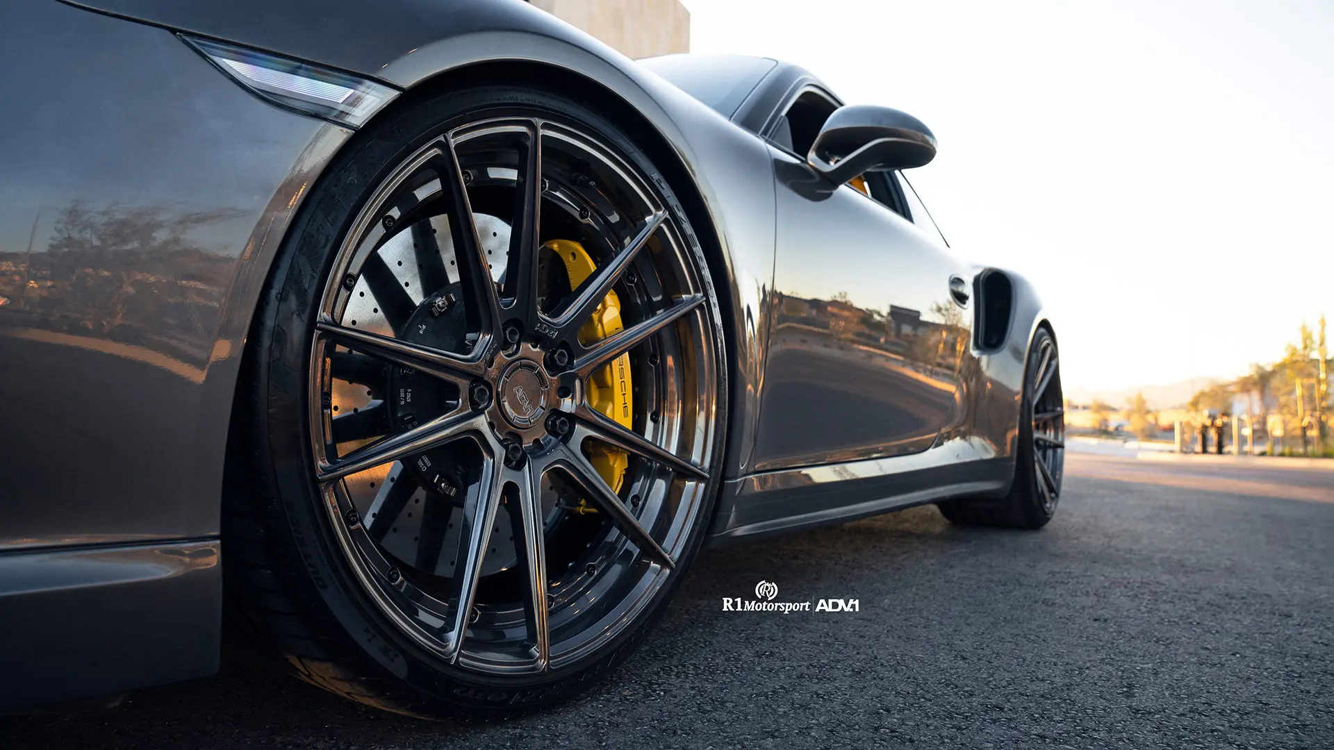 Dark Gray Porsche 911 Turbo S.2