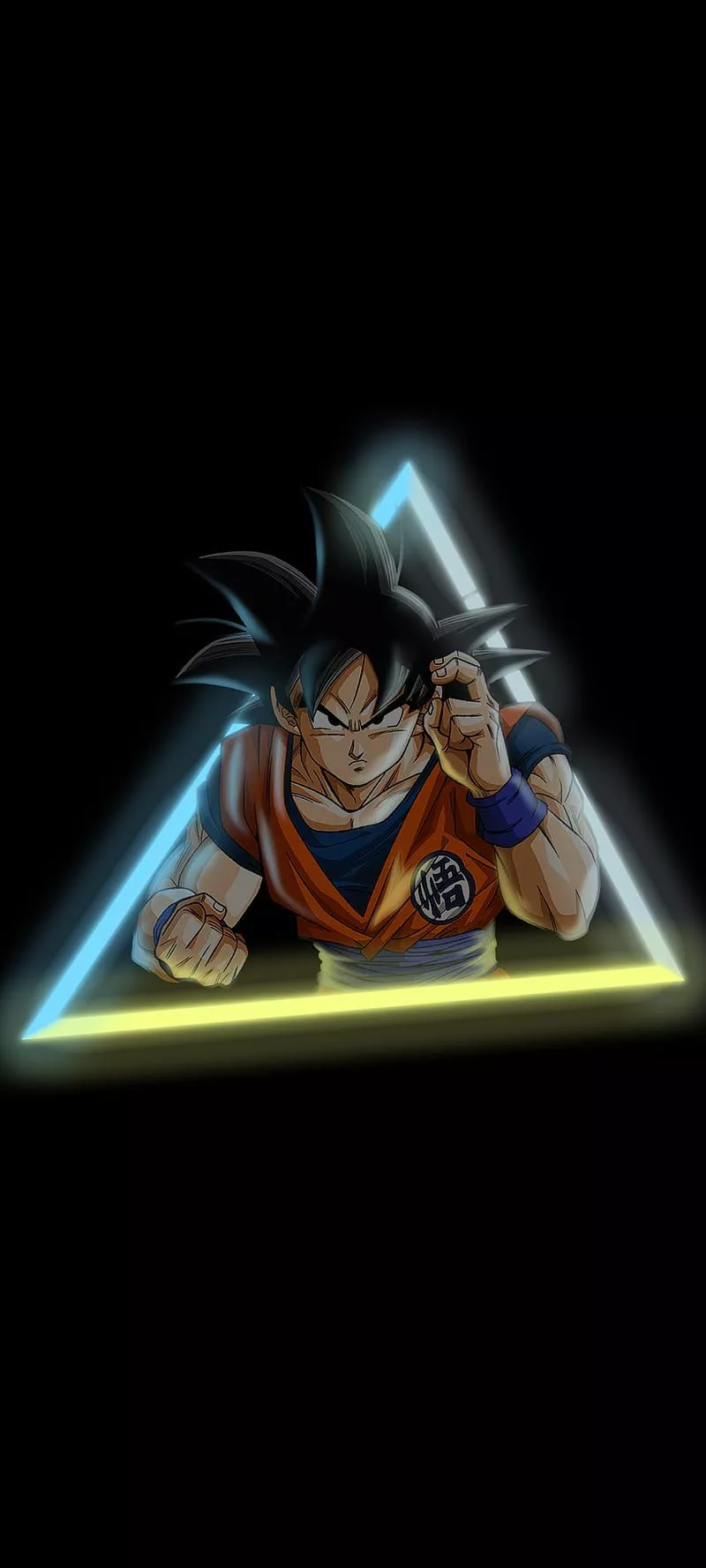 HD goku neon wallpaper
