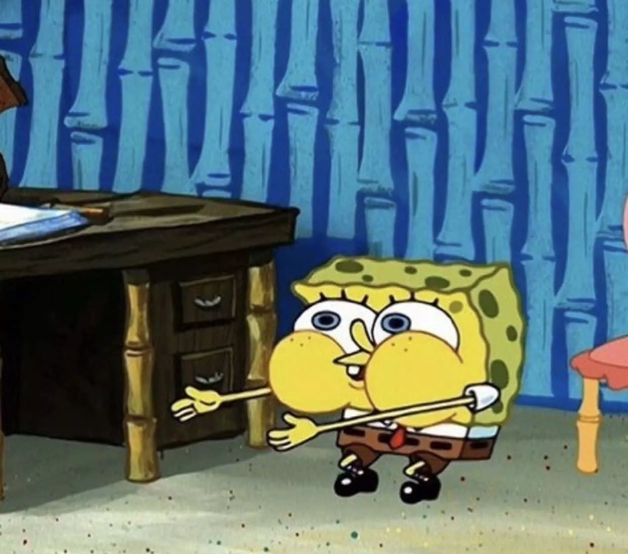 SpongeBob Funny Chubby Cheeks Picture