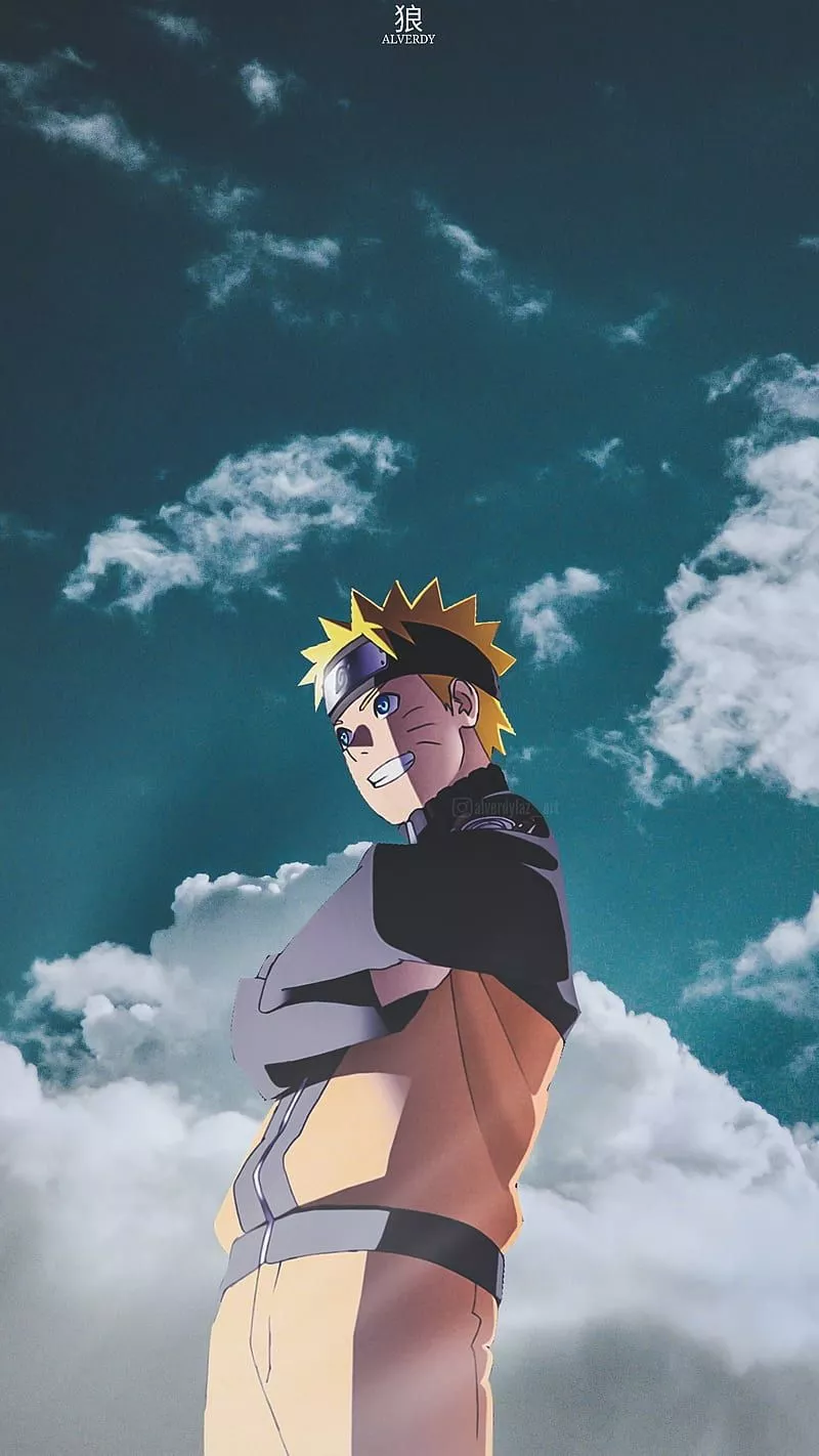 Naruto Uzumaki, sky, anime aesthetic