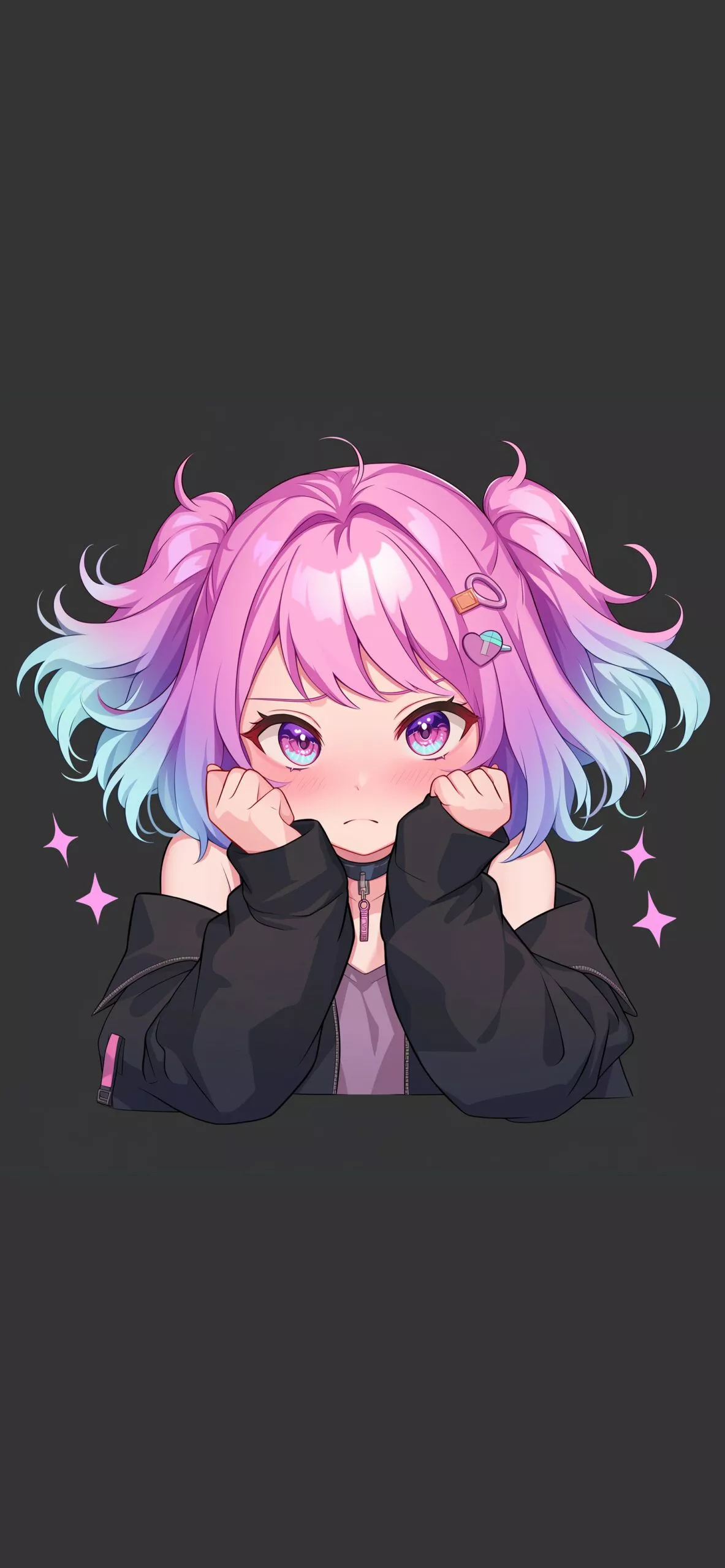 Adorable Anime Girl Blushing HD Wallpaper