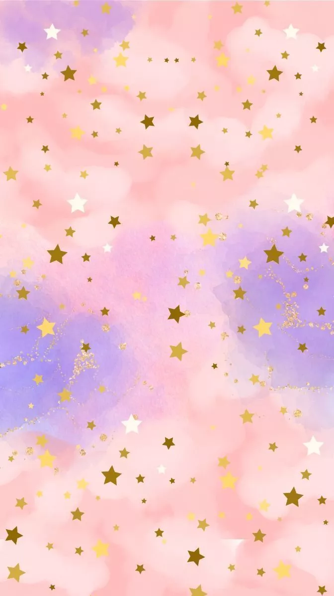 Pink clouds wallpaper, Cute flower