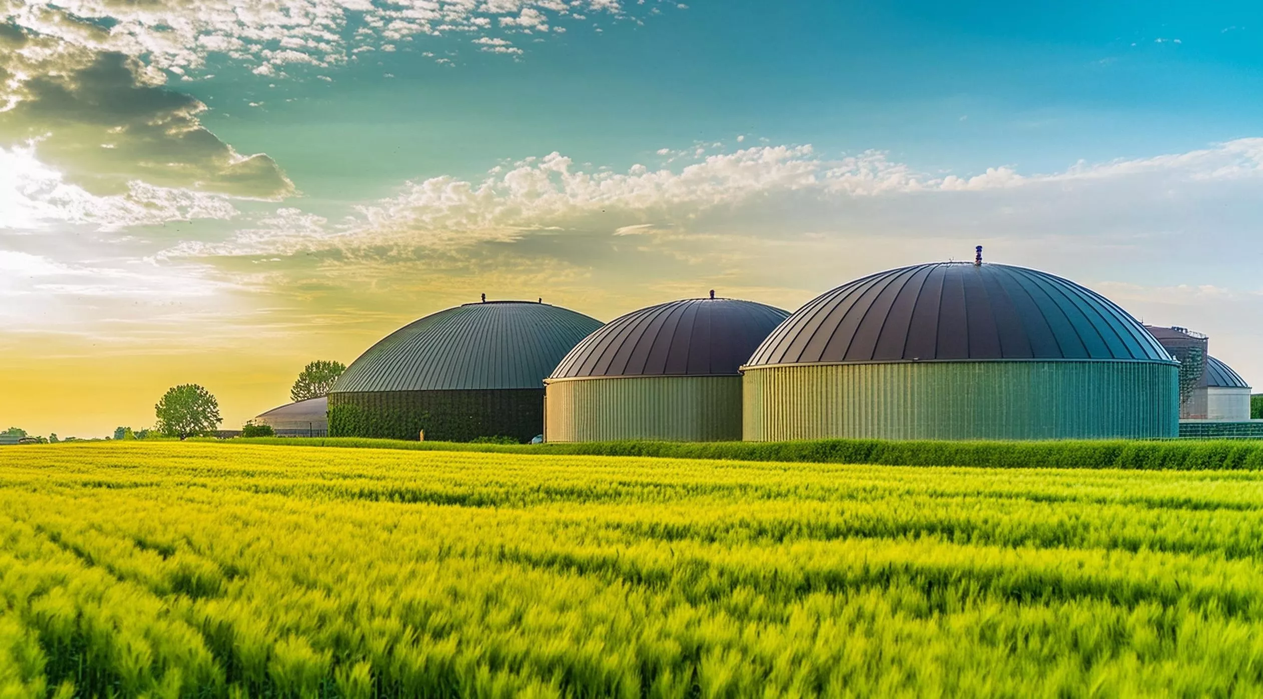 Biogas from anaerobic digestion