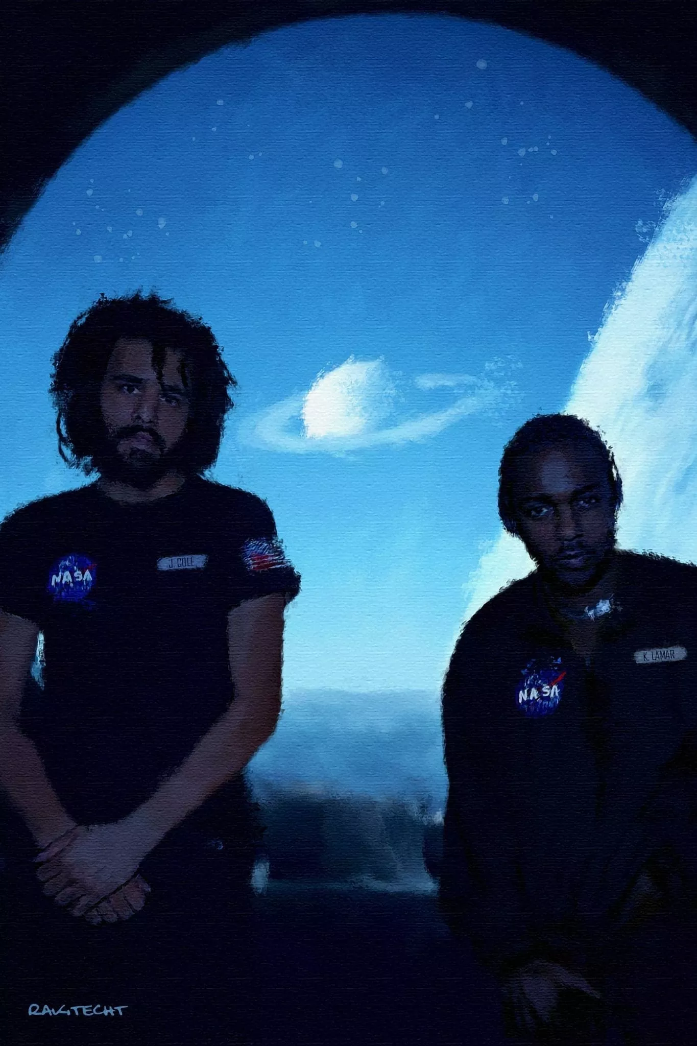J. Cole & Kendrick Lamar 'Nasa' Poster
