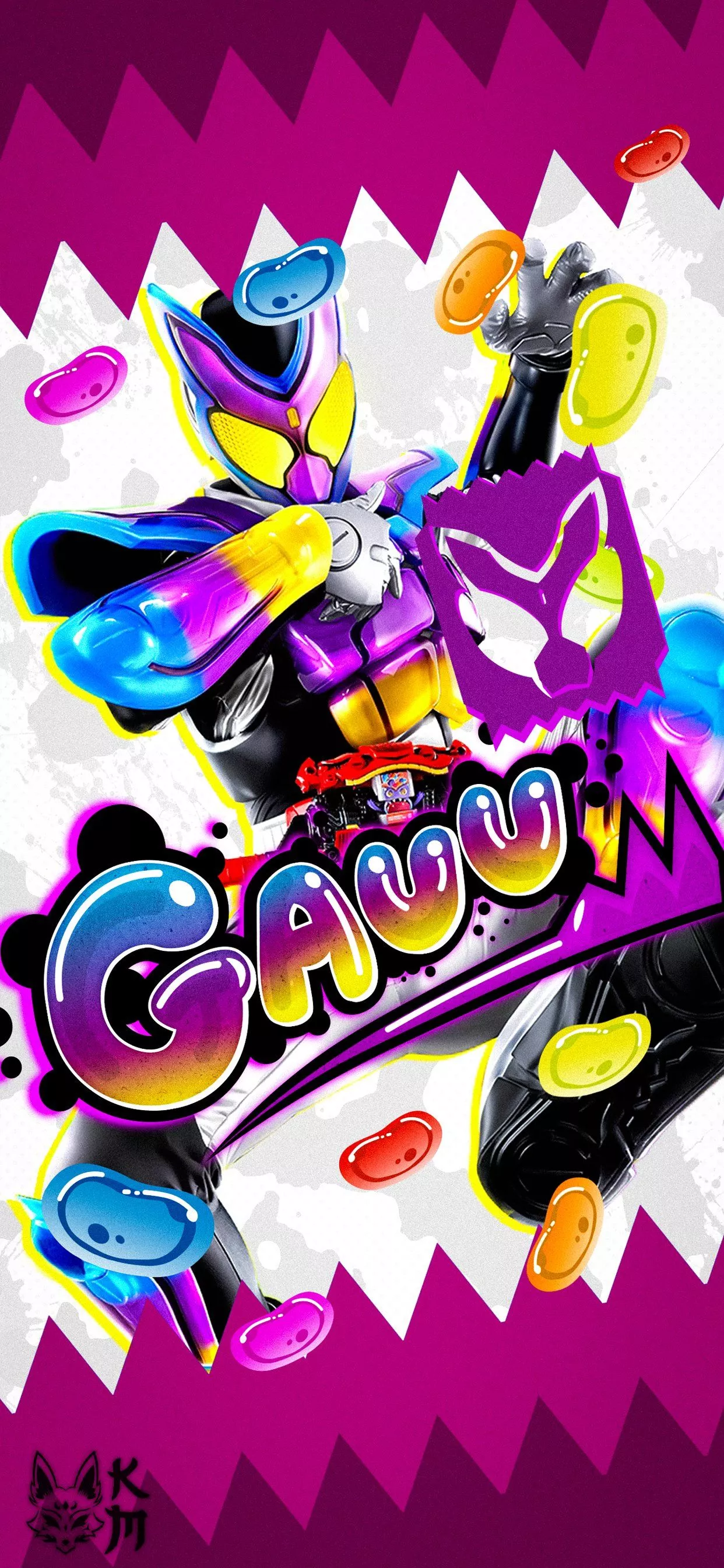 wallpaper for Kamen Rider Gavv. However