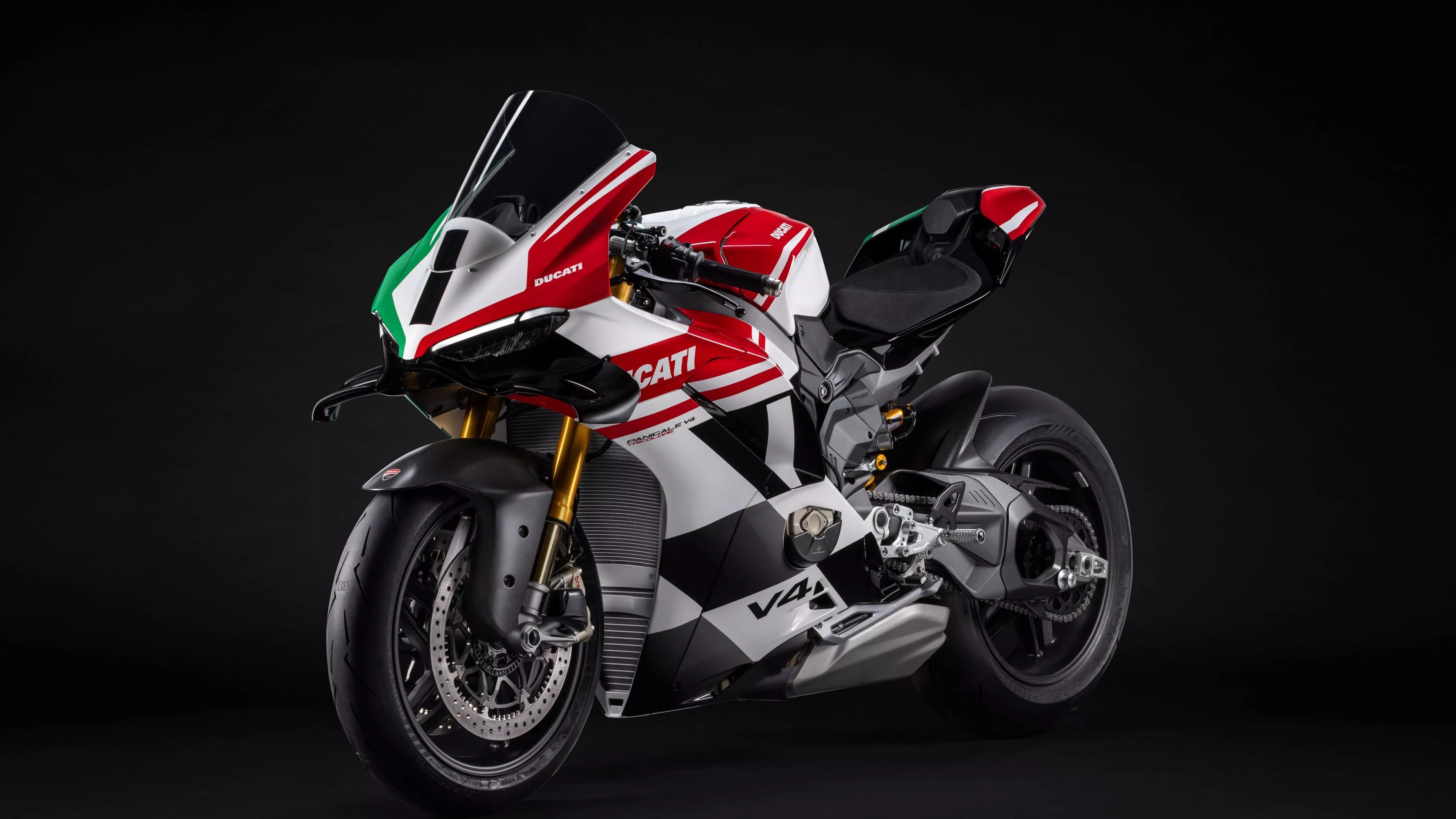 Ducati Panigale V4 Tricolore Wallpaper