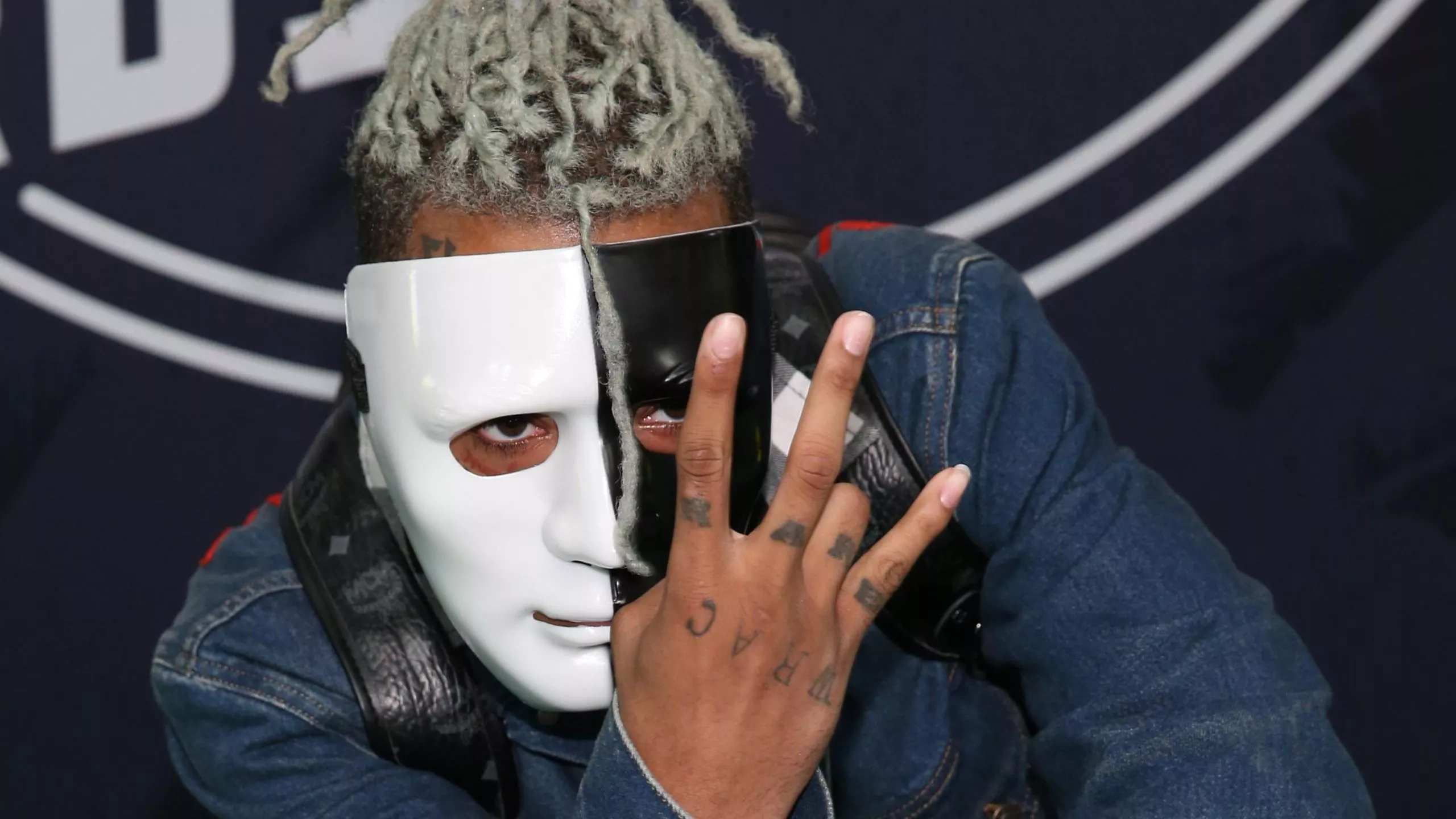 XXXTentacion Is Wearing Black And White