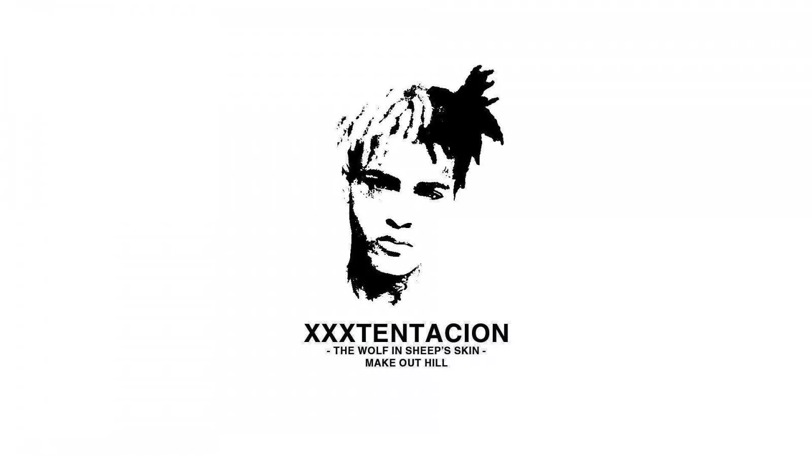 XXXTentacion With White And Black Hair