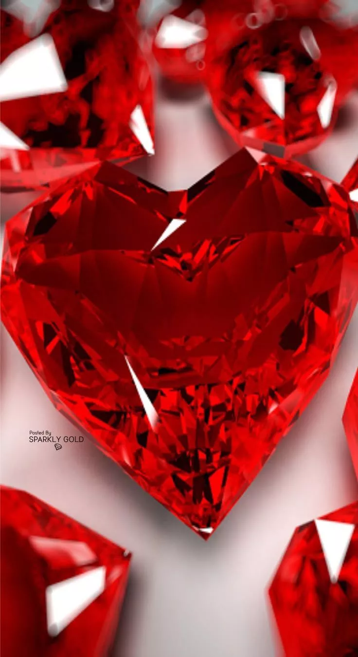 Red Crystal Heart