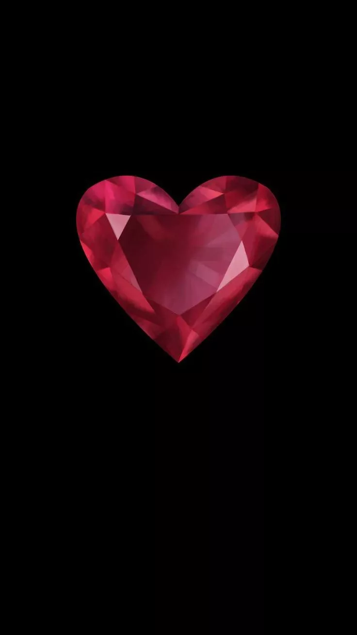 Diamond Heart iPhone Wallpaper