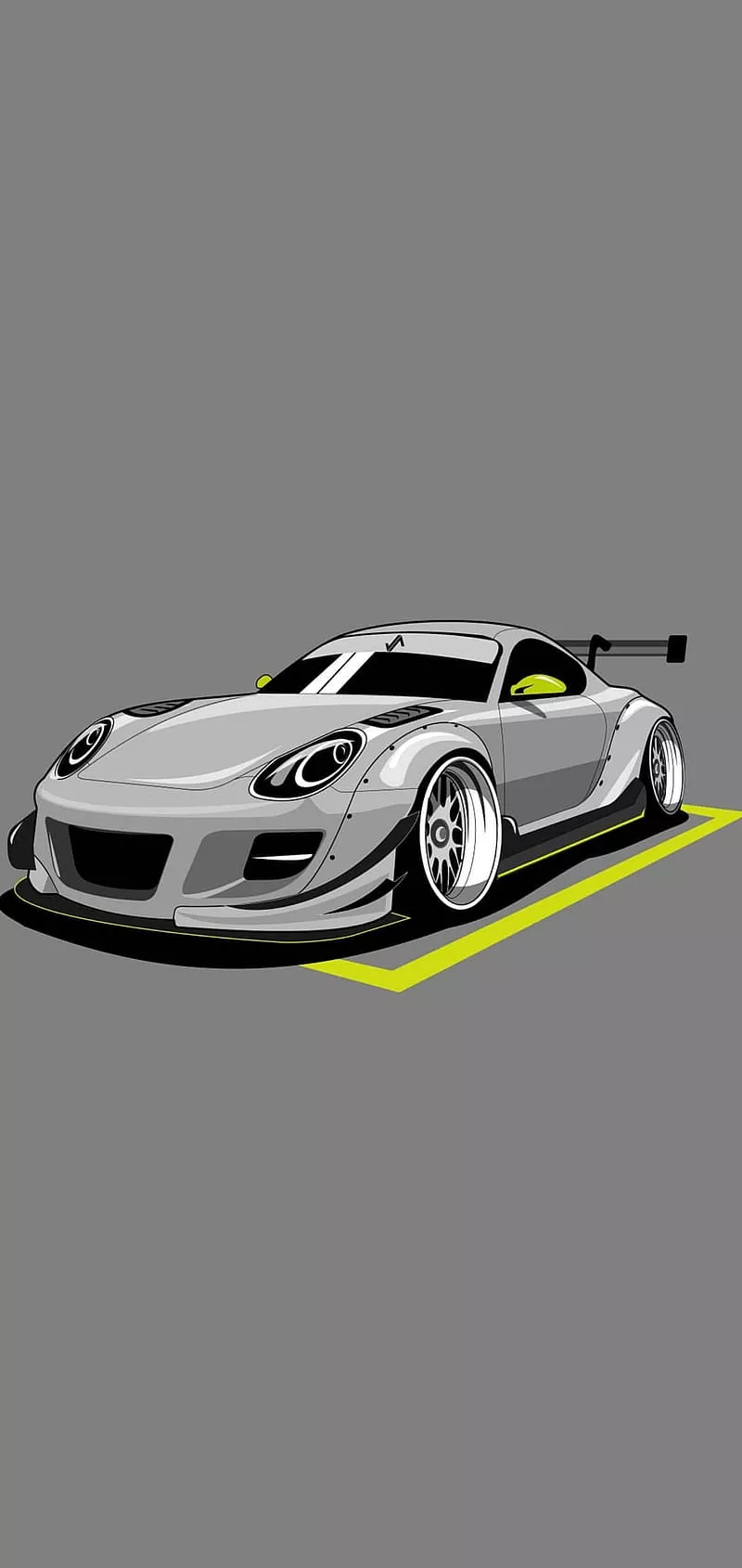 HD porsche widebody wallpaper
