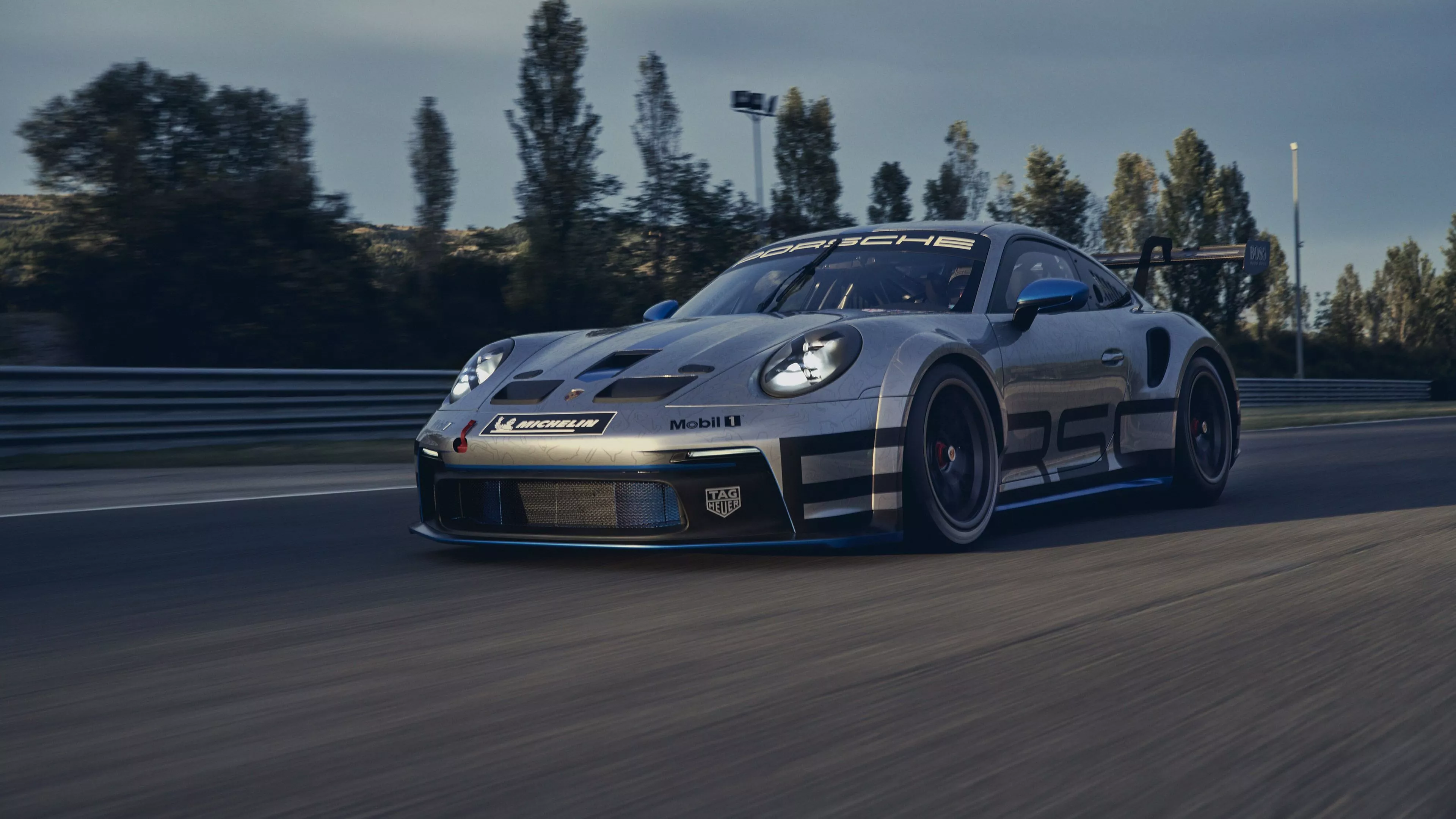 Download Silver Car Car Porsche Porsche