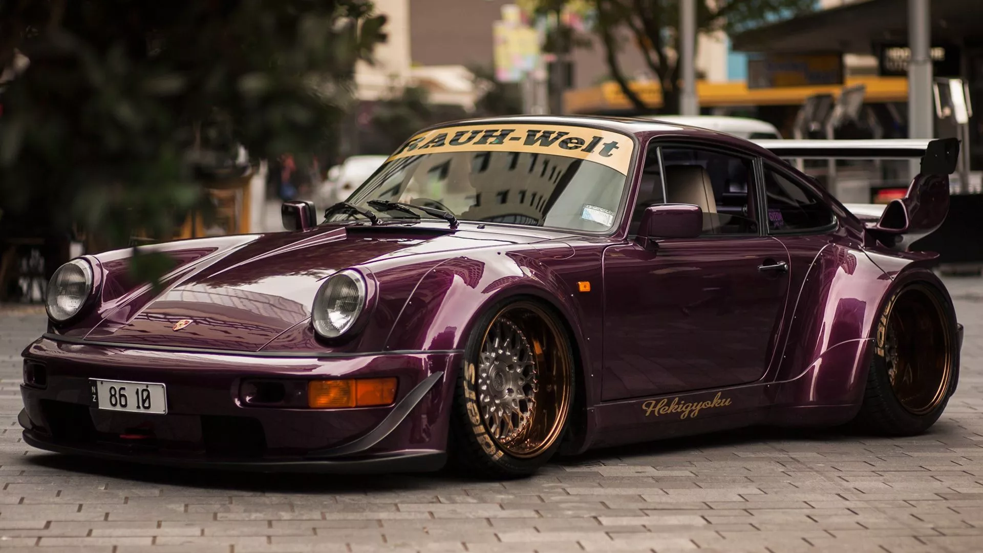 Wallpaper 911, wide body, porschce