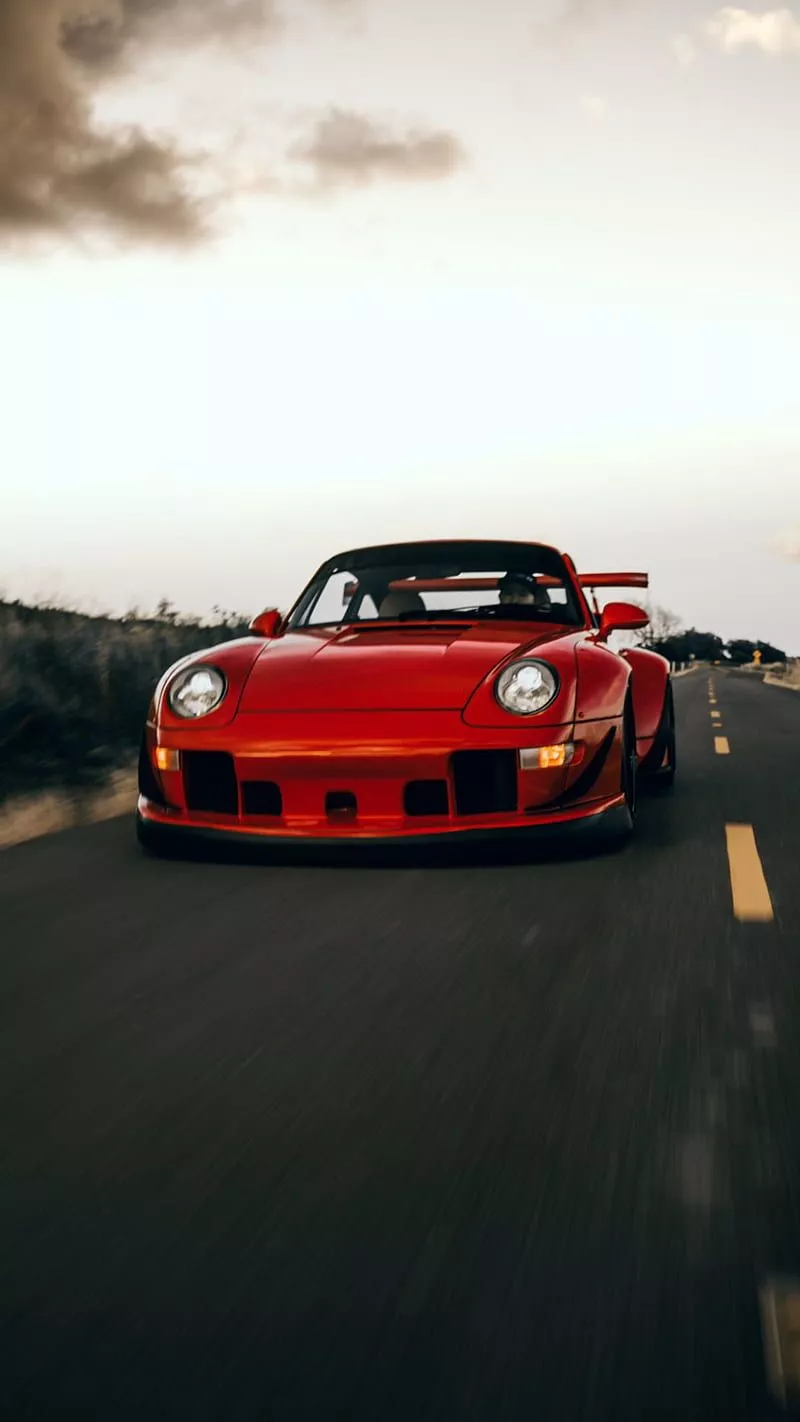 HD porsche widebody wallpaper