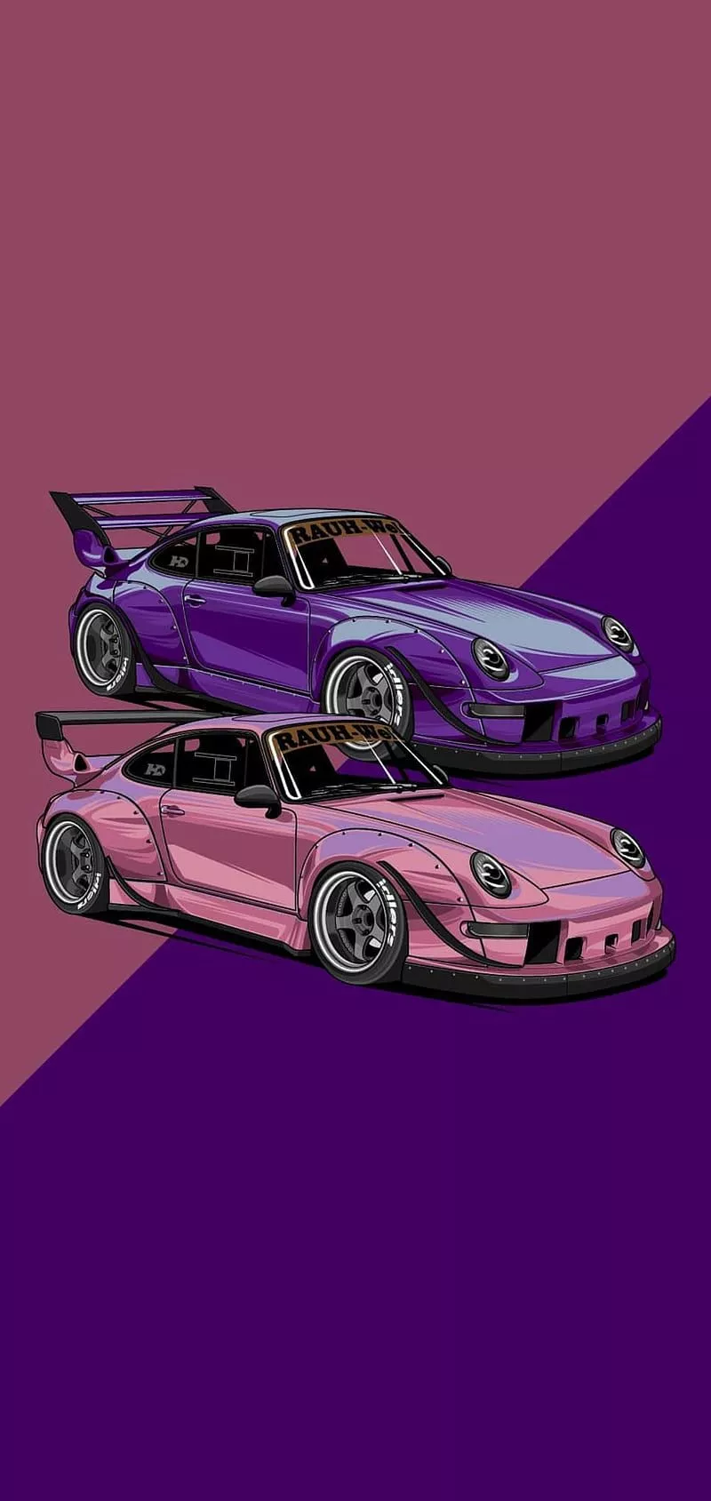 HD porsche widebody wallpaper