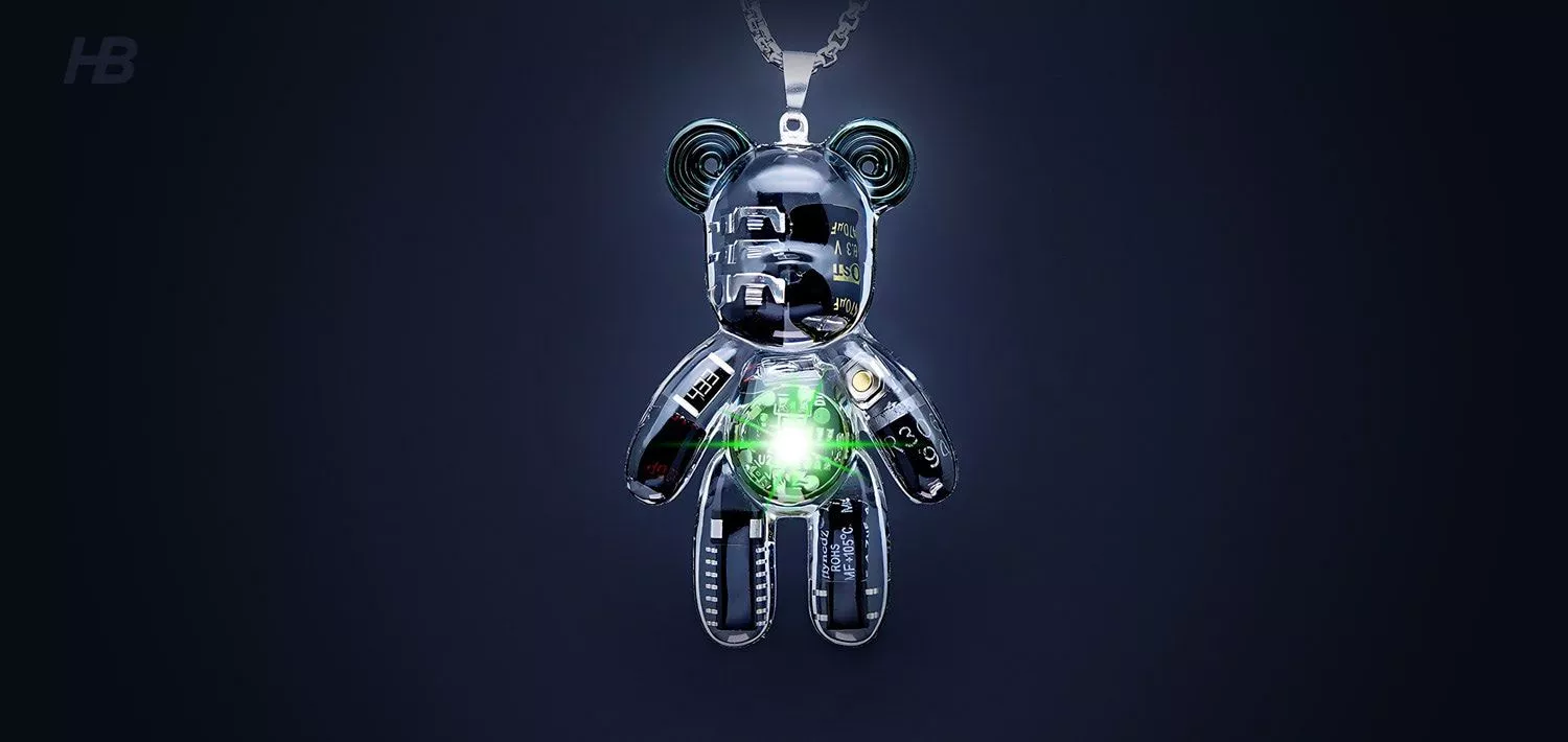 Luminous Bearbrick Necklace