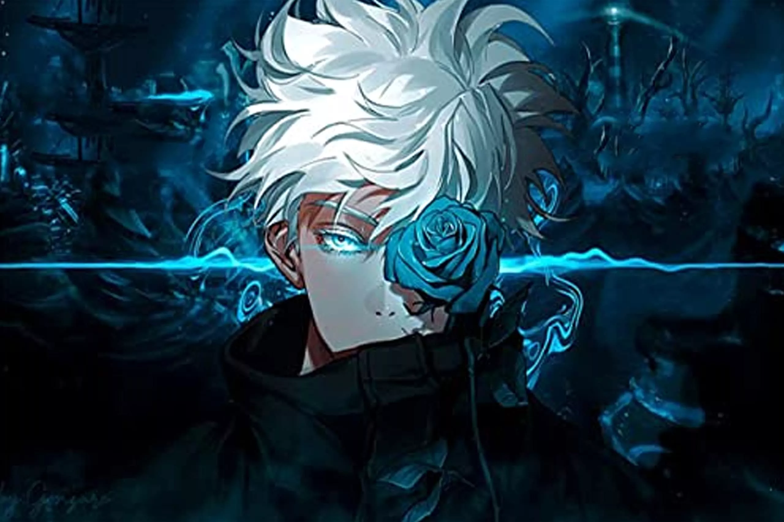 Satoru Gojo Blue Eyes Jujutsu Kaisen