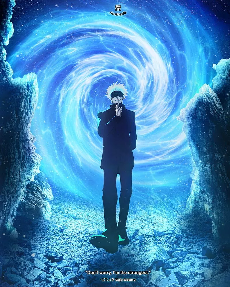 blue, gojo satoru, jjk, jujutsu kaisen