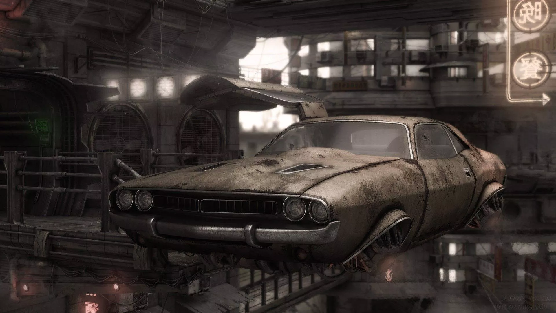 Download Rusty Dodge Challenger Muscle