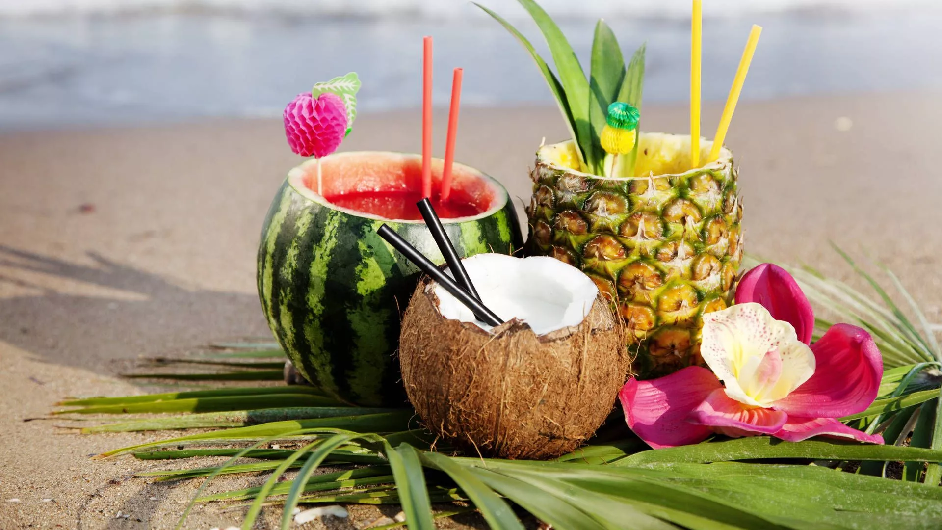 Watermelon, Pineapple And Coco Tropical