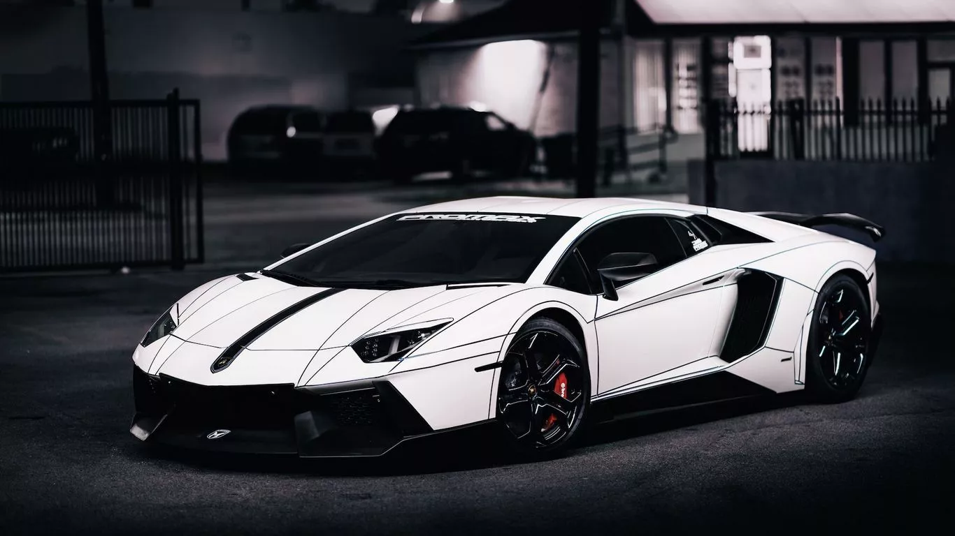 Download wallpaper 1366x768 lamborghini