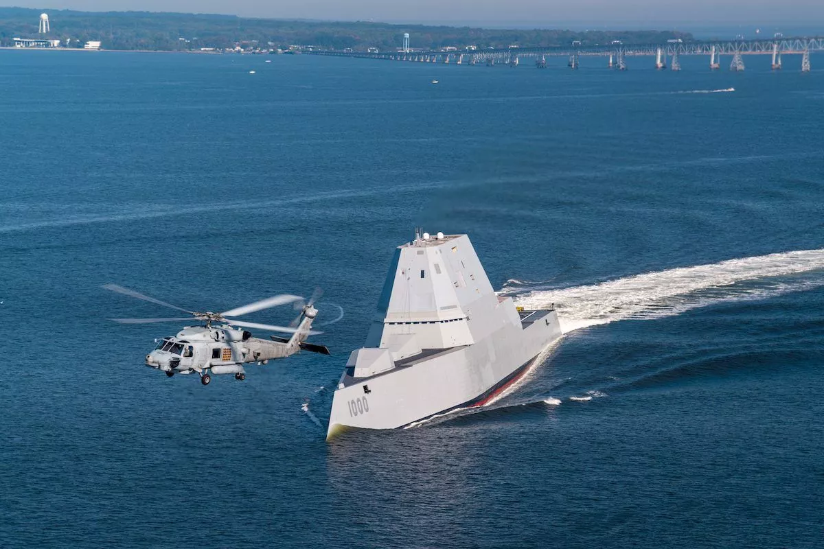 Great Photo of the USS Zumwalt