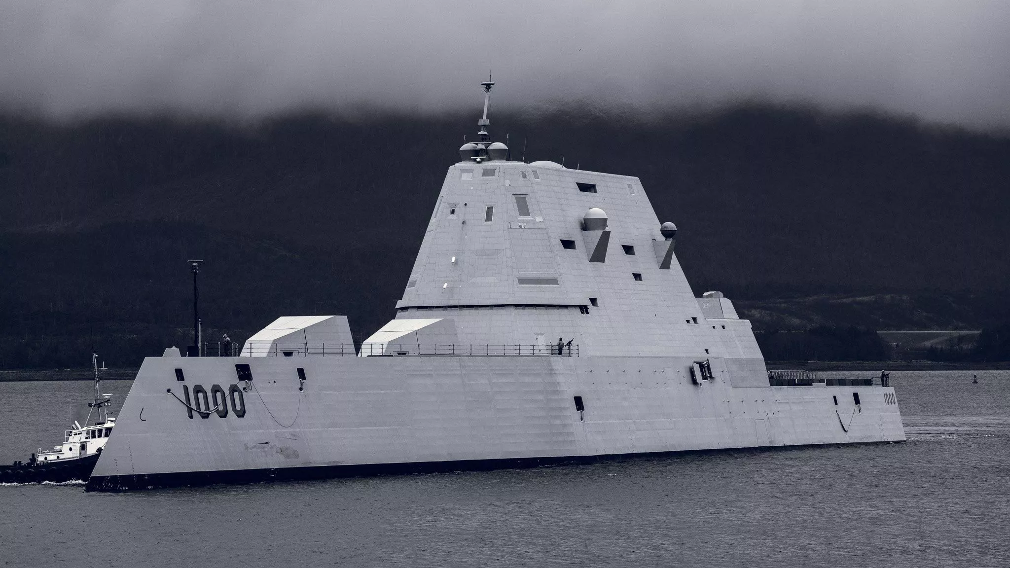 Wallpaper DDG 1000, US NAVY, Destroyer