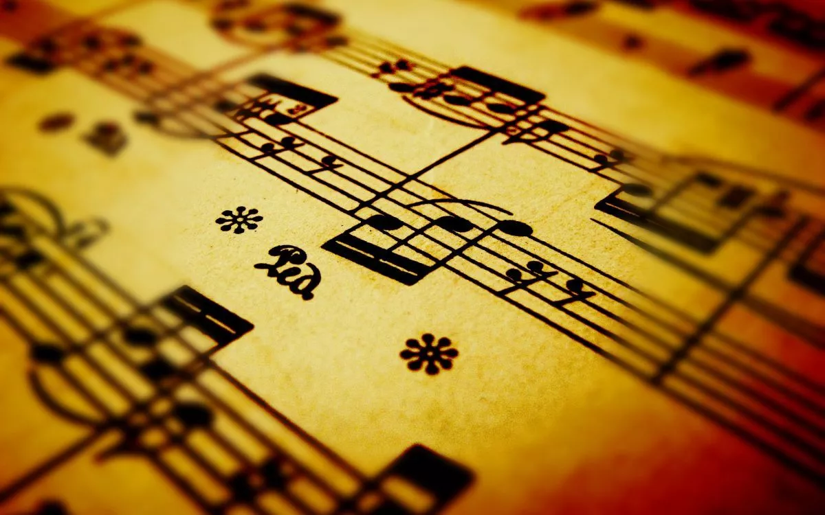 Wallpaper Classical Music, Sheet Music