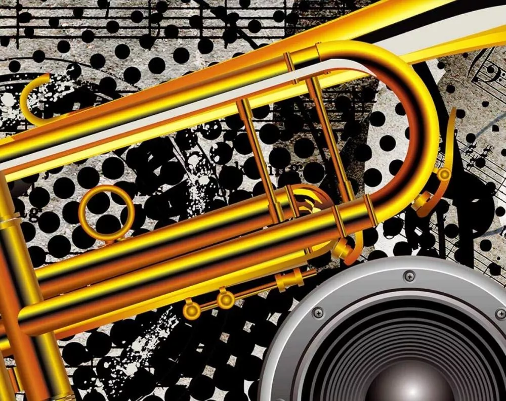 LIWALLPAPER Wallpaper 3D Mural Music